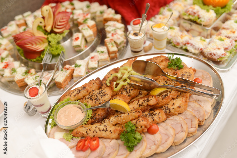 A delicious table for special day A delicious table for special day