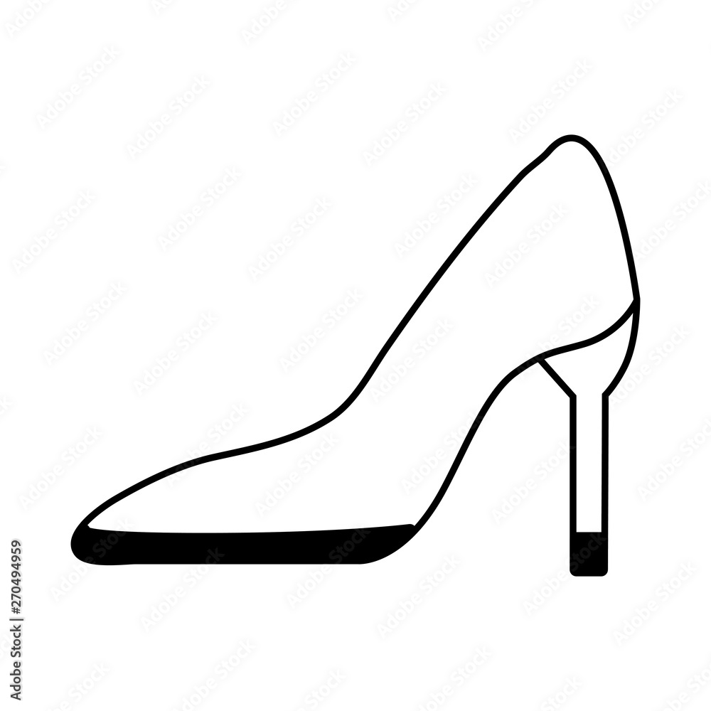 Isolated heels design vector illustration Isolated heels design vector illustration