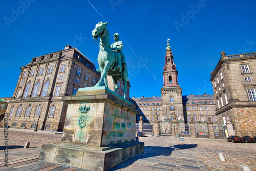 Canvas Print Landmark Christiansborg Palace in Copenhagen
