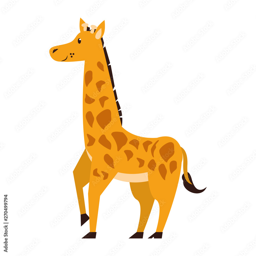 Giraffe wildlife cute animal cartoon Giraffe wildlife cute animal cartoon