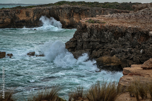 Crashing waves at Robe  South Australia