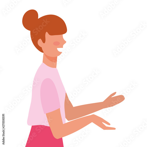 Isolated woman design vector illustration