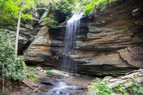 Foto Moore Cove Falls in North Carolina (horizontal)