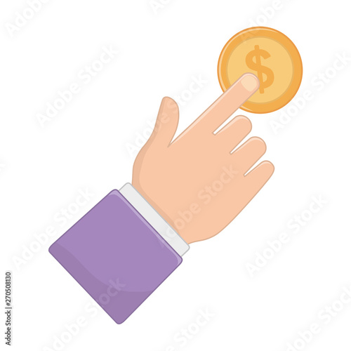 Isolated money design vector illustration