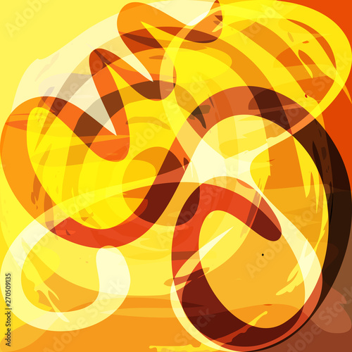 Abstract geometric colored background in the style of graffiti. Qualitative illustration for your design.