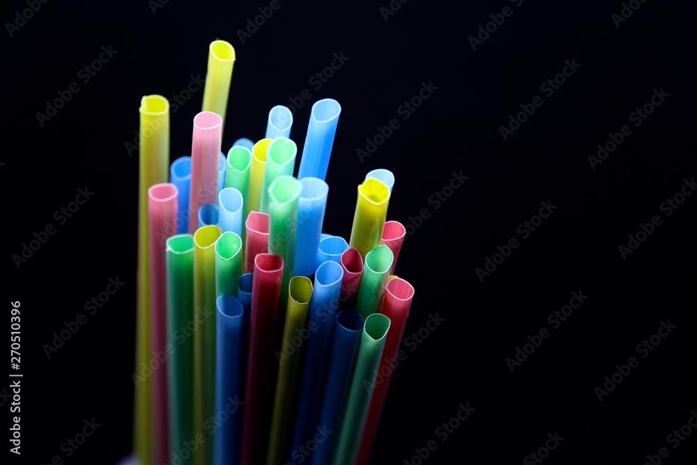 Plastic straws. Considered one of the biggest polluters of the ocean Plastic straws. Considered one of the biggest polluters of the ocean