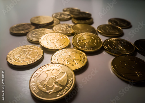 Pile of gold coins