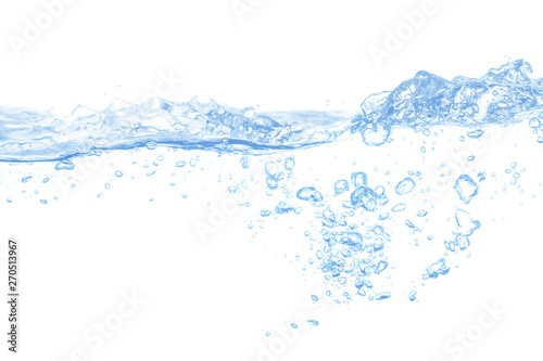 Water splash water splash isolated on white background blue water splash 