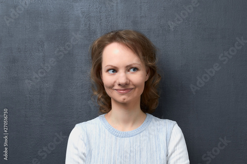 Portrait of happy smiling girl © Andrei Korzhyts
