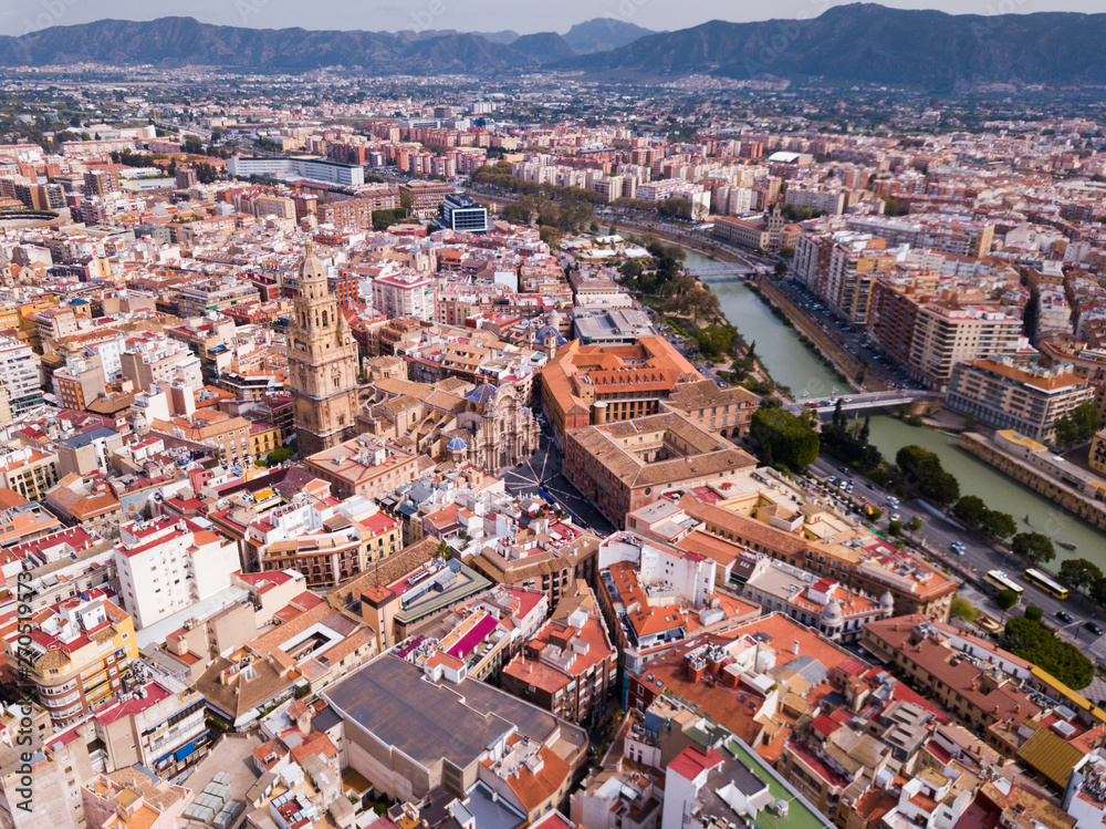 Obraz premium Panorama of Murcia, Spain