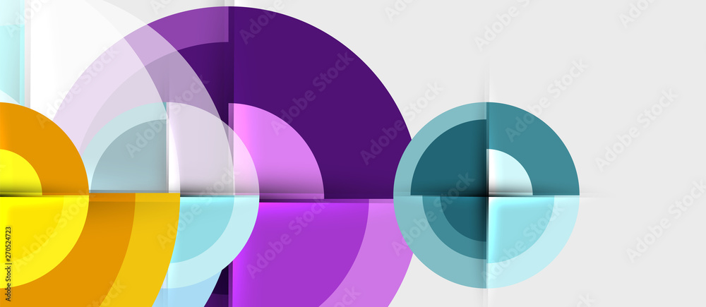 Circular geometrical design template