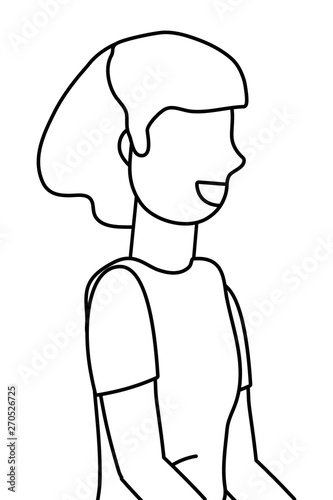 Isolated woman design vector illustration