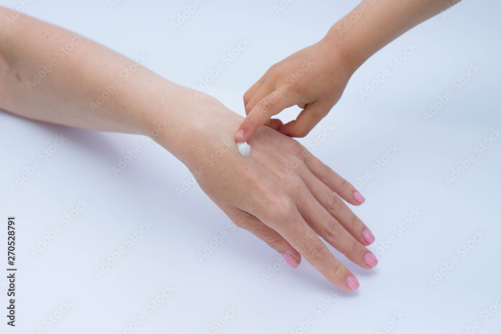 beautiful soft hands of a woman and handcream skincare beautiful soft hands of a woman and handcream skincare