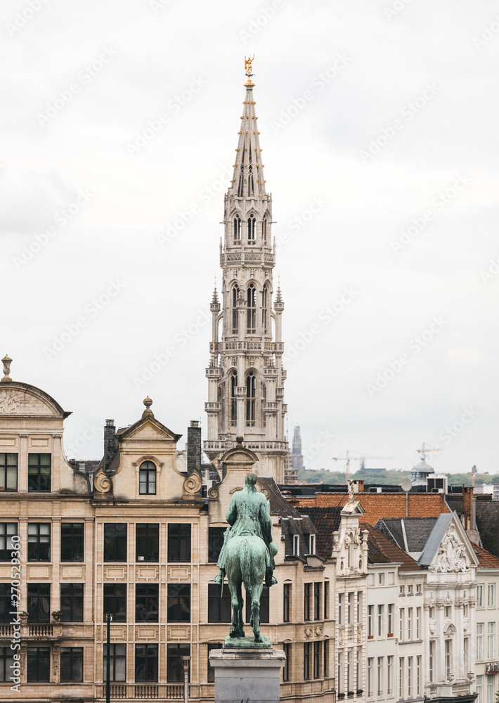Fototapeta premium Brussels city center skyline
