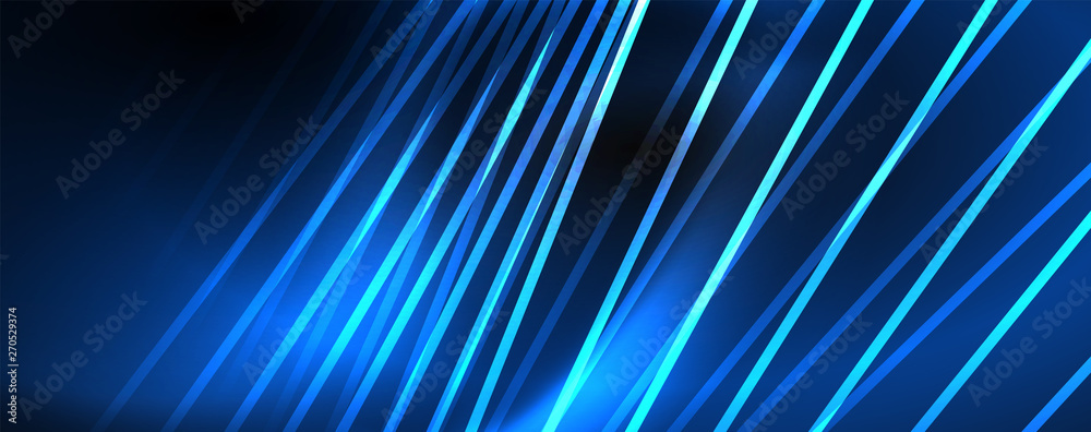Shiny color neon light with lines, abstract wallpaper, shiny motion, magic space light. Techno abstract background Shiny color neon light with lines, abstract wallpaper, shiny motion, magic space light. Techno abstract background