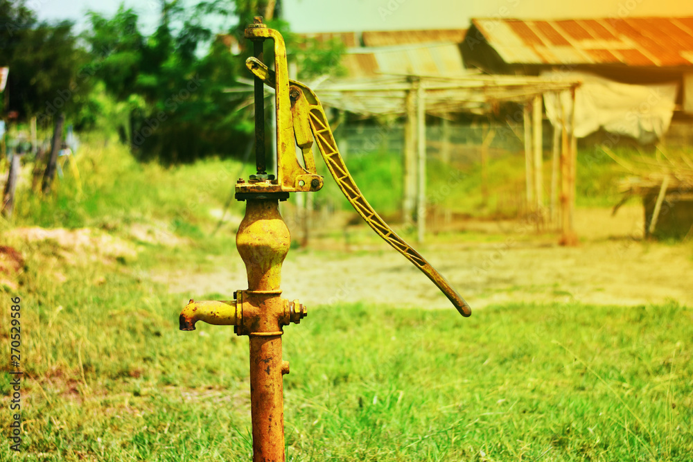 Fototapeta premium old water pump