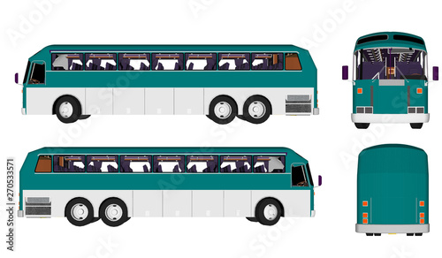 vector illustration of school bus