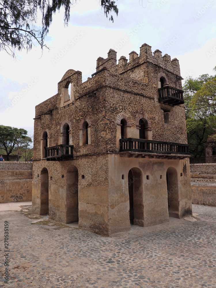 Gondar, Ethiopia, Fasilides Bath, where an annual ceremony takes place, where it is blessed and then open for bathing. Gondar, Ethiopia, Fasilides Bath, where an annual ceremony takes place, where it is blessed and then open for bathing.
