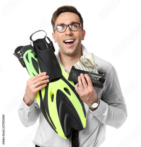 Handsome accountant with mo...
