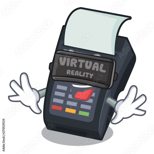 Virtual reality EDC machine in the cartoon shape