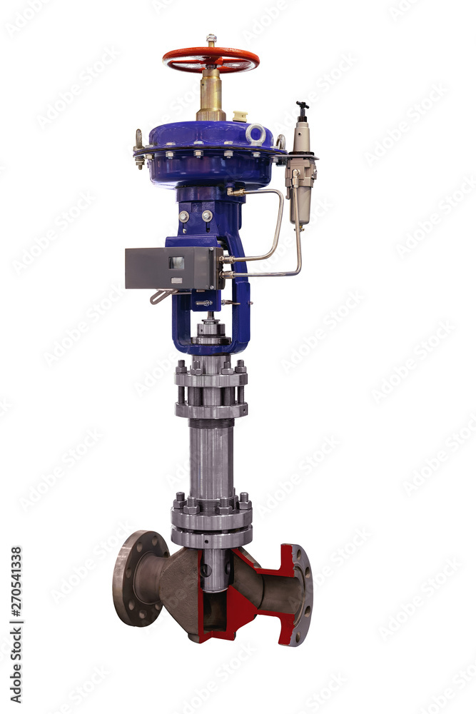 manual shut-off valve isolated on white background. Cross section of the shut-off valve manual shut-off valve isolated on white background. Cross section of the shut-off valve