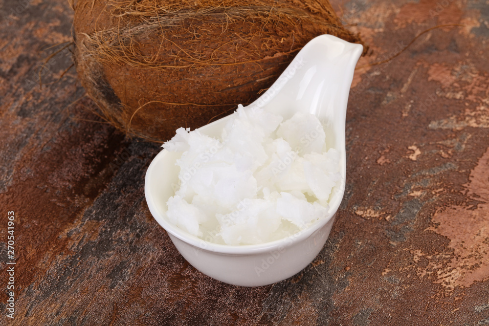 Dietary Coconut oil in the bowl Dietary Coconut oil in the bowl