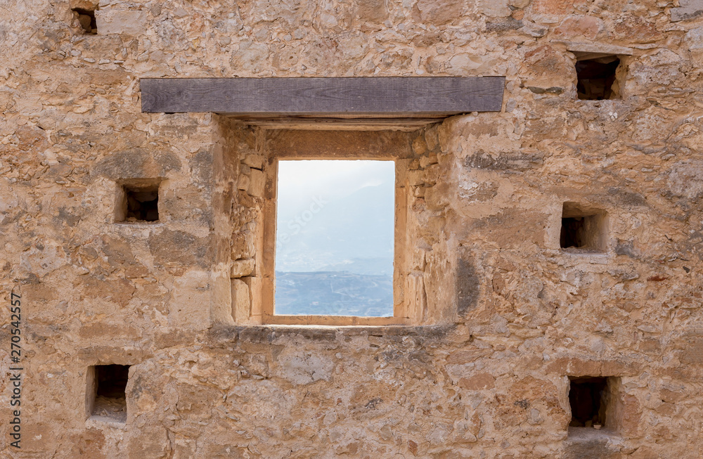 The fragment fortress Kazarma (Sitia, Crete, Greece)