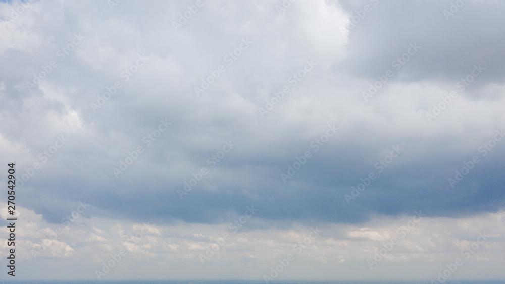 Blue sky background with clouds