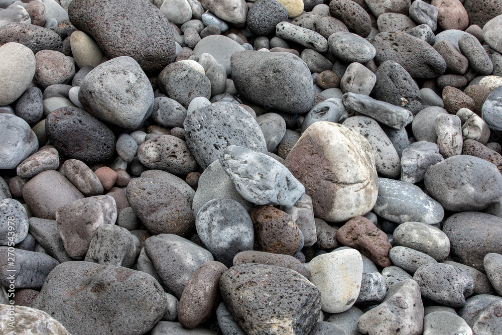A rocky beach on the north coast of Madeira. Portugal A rocky beach on the north coast of Madeira. Portugal