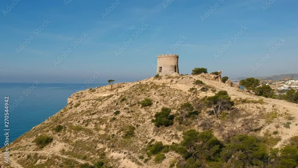Dr. Esquerdo studio-tower, located in La Malladeta hill, outskirts of La Vila Joiosa (Spain). This old tower was used by the famous psychiatrist and politician during the first decades of XX century. Dr. Esquerdo studio-tower, located in La Malladeta hill, outskirts of La Vila Joiosa (Spain). This old tower was used by the famous psychiatrist and politician during the first decades of XX century.