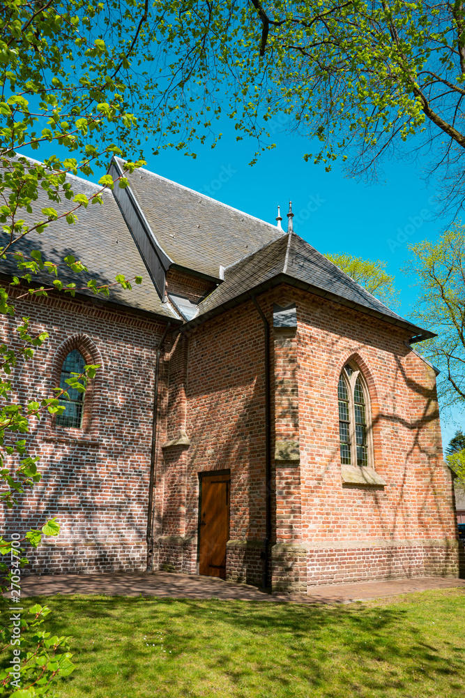 Fototapeta premium detail of church in Otterlo, The Netherlands