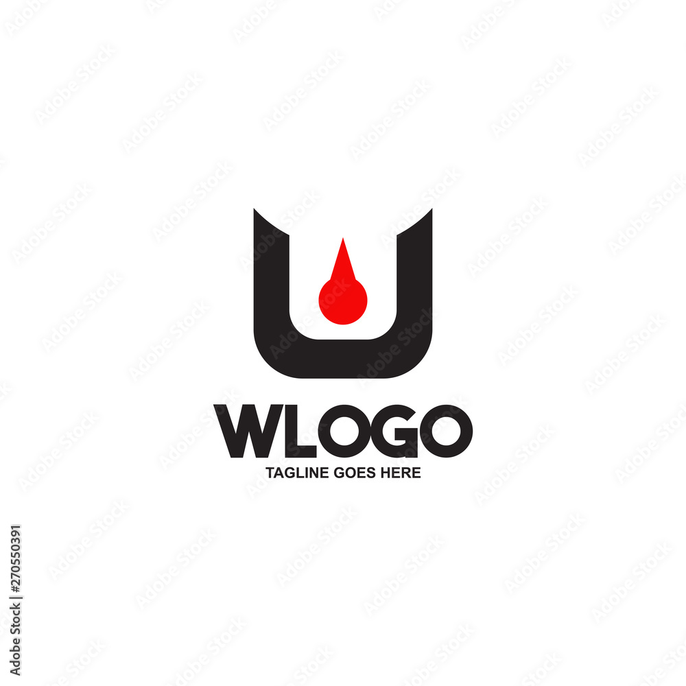 W letter logo design vector template W letter logo design vector template