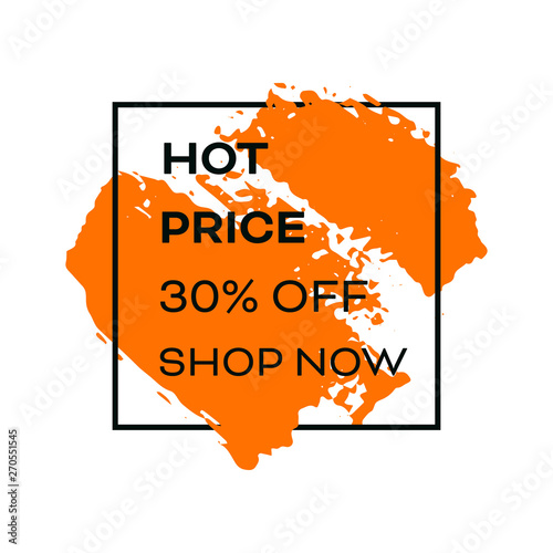 Sale poster template design.