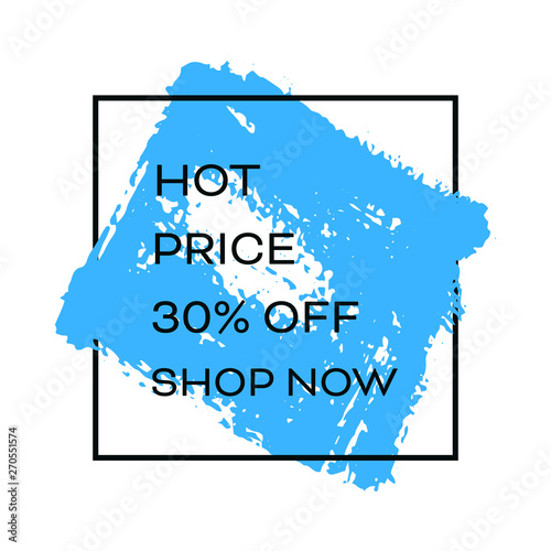 Sale poster template design.