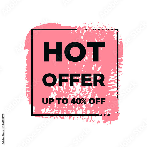 Sale poster template design.