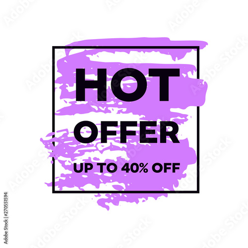 Sale poster template design.