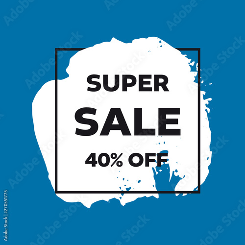 Sale banner template design.