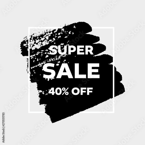 Sale banner template design.