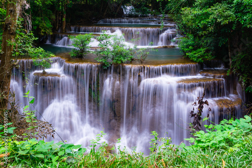 Huay Mae Khamin Waterfall (Srinakarin Dam National Park) Tha Kradan Si Sawat Kanchanaburi Thailand
