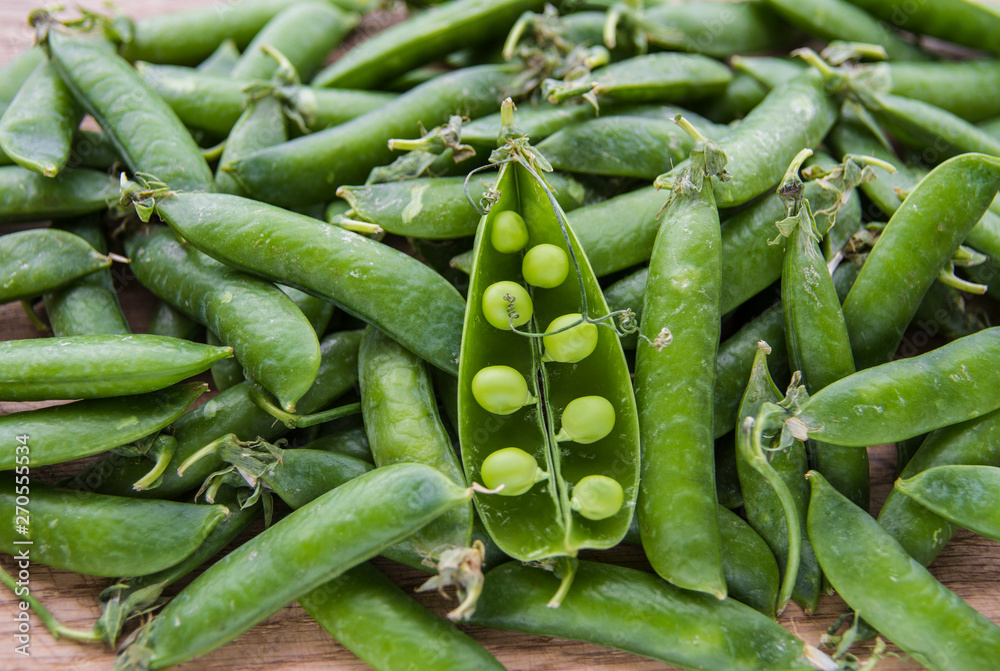 natural background of fresh green peas natural background of fresh green peas