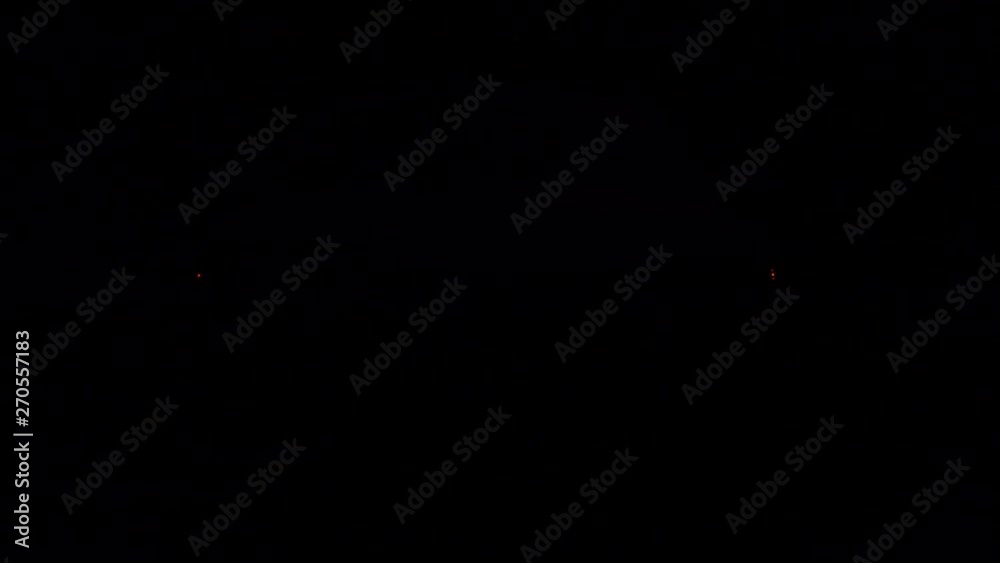 Car headlamps switch on and off in darkness, bright headlight illumination. Car headlamps switch on and off in darkness, bright headlight illumination.