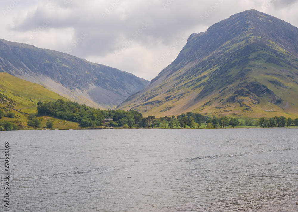 Beautiful spring day at Buttermere, Lake District, Cumbria, UK