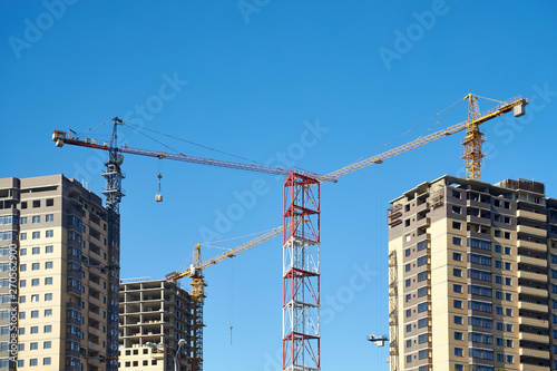 Construction of new residential high-rise buildings