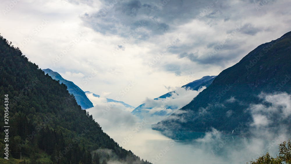 Fjord landscape in Norway