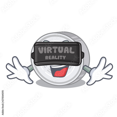 Virtual reality smoke detector in the cartoon shape