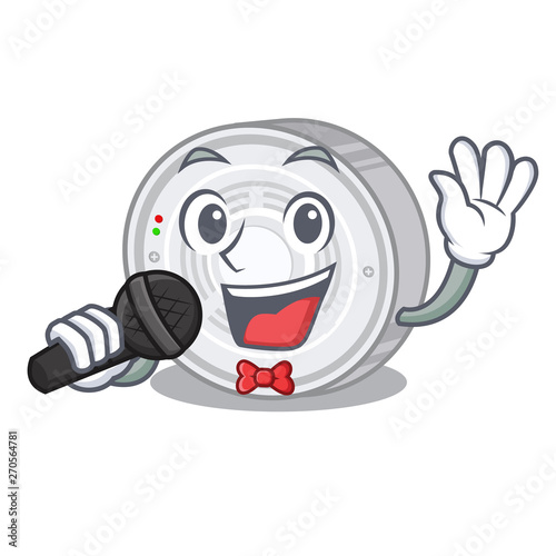 Singing smoke detector in the cartoon shape