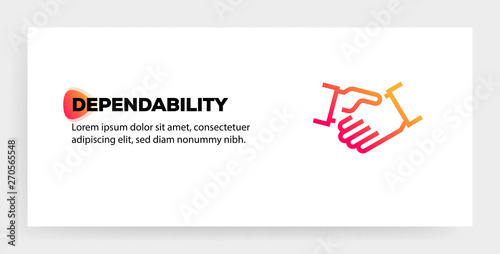DEPENDABILITY ICON CONCEPT
