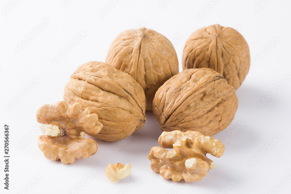 Walnuts, Walnuts on white background, Walnuts isolated, Walnuts kernel Walnuts, Walnuts on white background, Walnuts isolated, Walnuts kernel