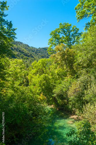 River Siagne close to Saint-Cezaire-sur-Siagne