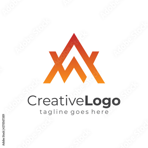 Letter AW Logo Usable For Business, Branding , Graphic Resources and More | Gradient Flat Vector Design
